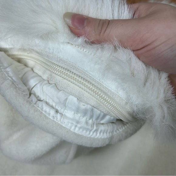 Vintage 90s Tsunami Sport White Fleece Jacket - Picture 5 of 7